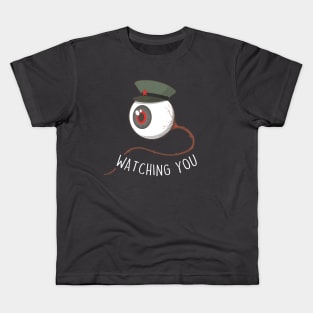 Watching you (Dark) Kids T-Shirt